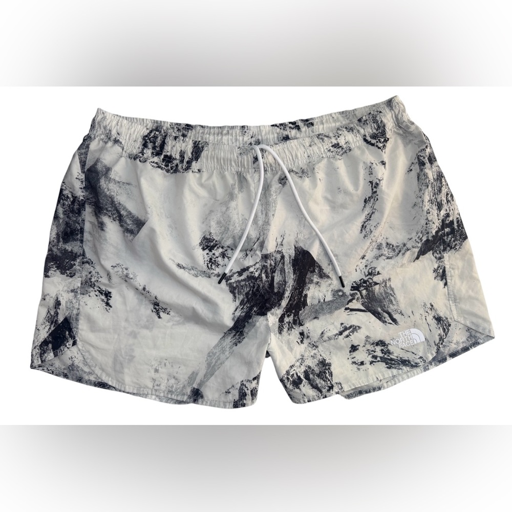 The North Face Shorts Womens XL Black White Running Hiking Camping